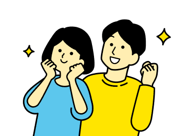 男女のイラスト