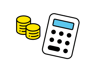 電卓のイラスト